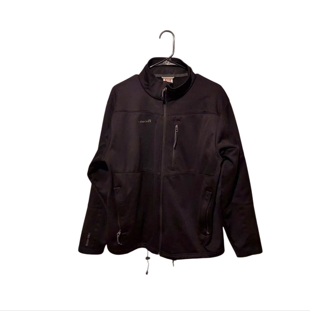 Avalance Full Zip Jacket Black Size Large Weathershield Outdoor Winter Gorpcore
